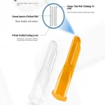 FITTER 4 Pin-34G 1.2mm-Multi Injector Needle A Box Of 20 Pieces